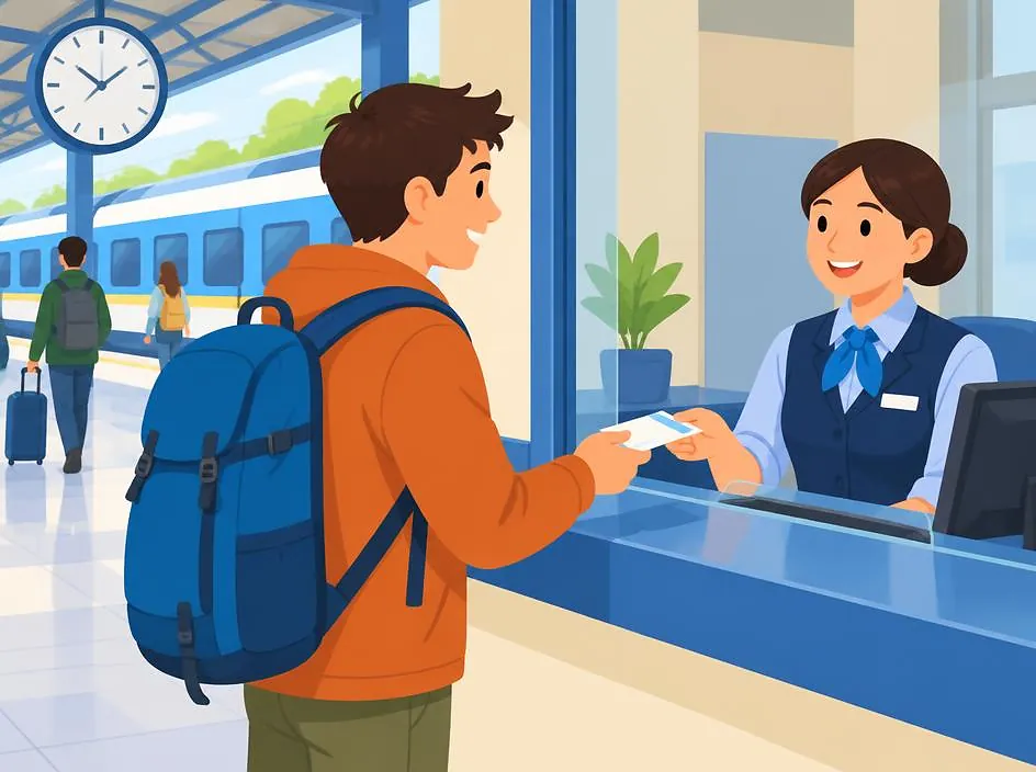 Buying a train ticket